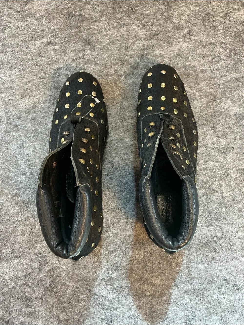 Rachel Comey Black Shoes with Gold Studs Size 9